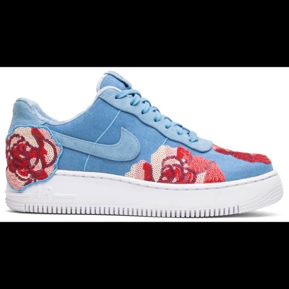 Nike Shoes - Nike Air Force 1 low sequin Floral